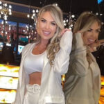 Frankie Essex shows off her toned stomach in a crop top and shorts as she continues her weight loss journey